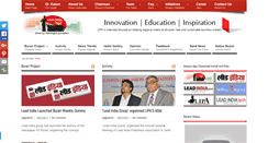 Desktop Screenshot of leadindiagroup.com